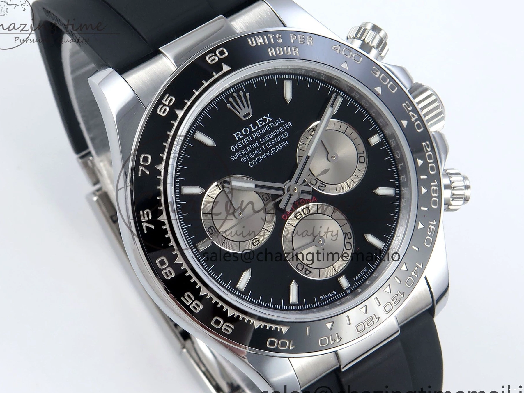 Dial Edition Gray on Daytona Strap 126519 1:1 V10 QF Best Oysterflex QF4131 Black 0202